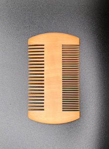 Pack of 5 Beechwood Double Toothed Beard Comb ($2.10 each)