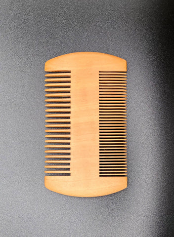 Pack of 5 Beechwood Double Toothed Beard Comb ($2.10 each)