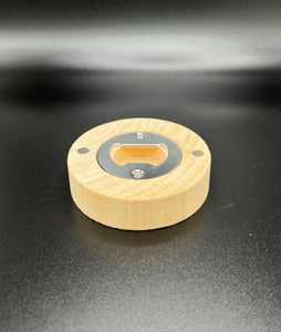 Pack of 20 Engraved Fridge Magnet Wood Round Circle Bottle Opener ($6.20 Each)